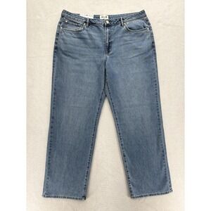 Seven7 Women's Straight Leg Jeans - Blue